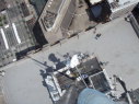 This was my view from the top of the pole on the Carew building.